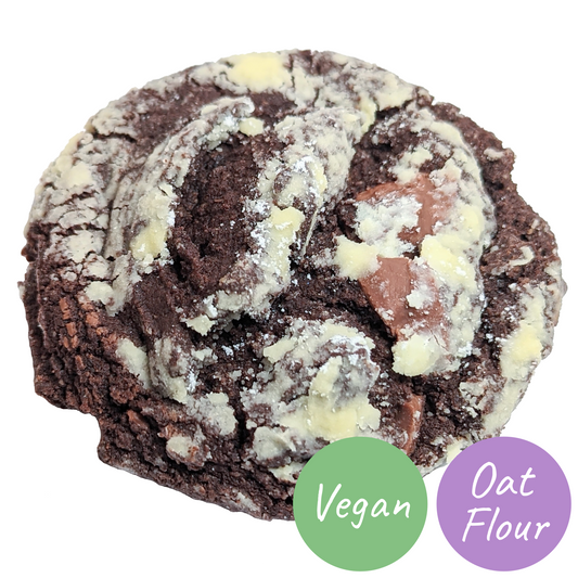 Double Chocolate Crinkle Cookie